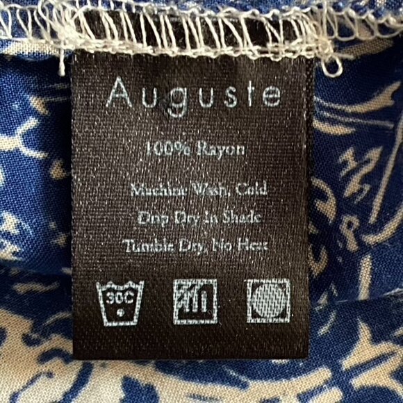 Auguste Long Flowy Duster‎ Kimono in Navy Wonder 4 - Picture 11 of 11